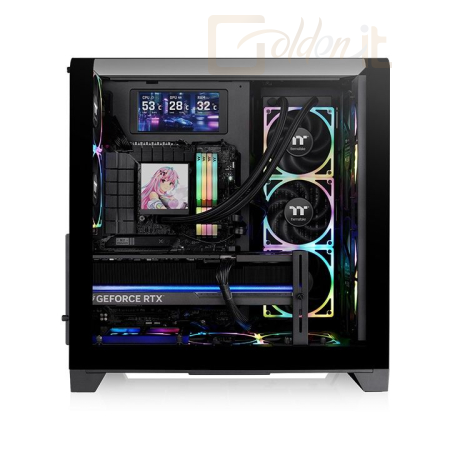 Ház Thermaltake View 390 Air Tempered Glass Black - CA-11F-00M1WN-00