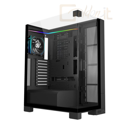 Ház FSP U691 Tempered Glass Black - U691-BP
