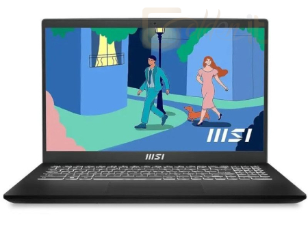 Notebook Msi Modern 15 B13M Classic Black - 9S7-15H112-1030WP