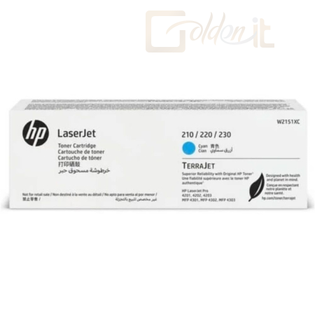 Nyomtató - Tintapatron HP W2151XC Cyan toner - W2151XC