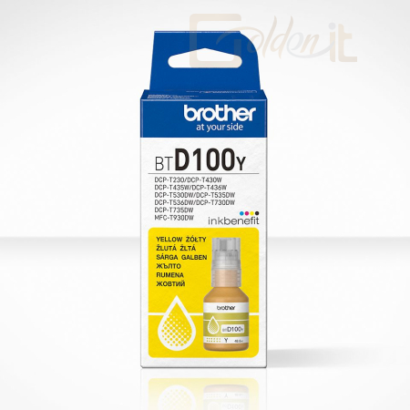 Nyomtató - Tintapatron Brother BTD100Y Yellow tintapatron - BTD100Y