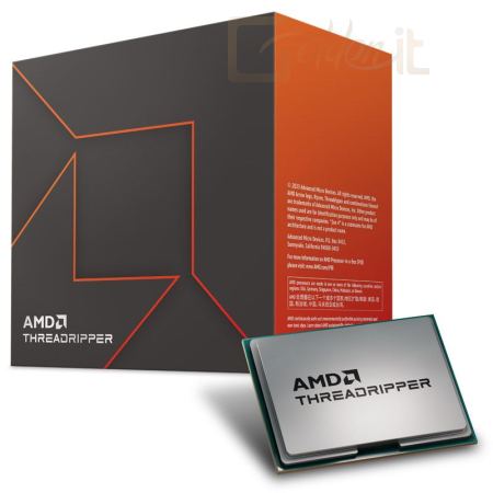 Processzorok AMD Ryzen Threadripper 7980X 3,2GHz TR5 BOX (Ventilátor nélküli) - 100-100001350WOF
