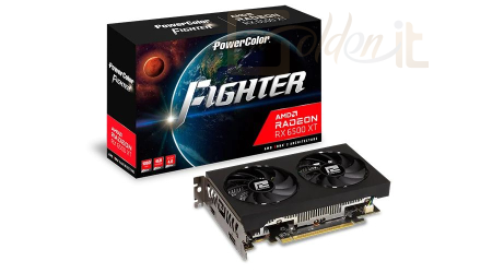 Videókártya PowerColor RX6500 XT 4GB DDR6 Fighter V3 - AXRX 6500XT 4GBD6-DHV3