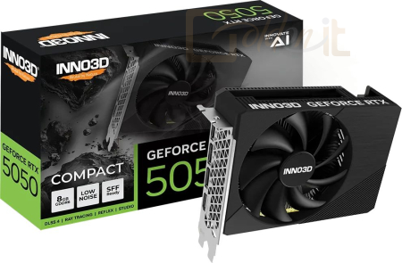 Videókártya Inno3D GeForce RTX5050 8GB Compact - N50501-08D6-174080N