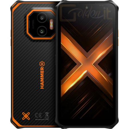 Mobil készülékek MyPhone Hammer Energy X2 128GB DualSIM Black/Orange - TEL001059