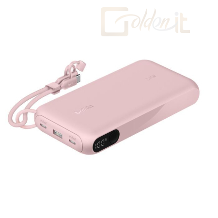 Powerbank vésztöltők Belkin BoostCharge 20000mAh Powerbank Pink - BPB028HQPK