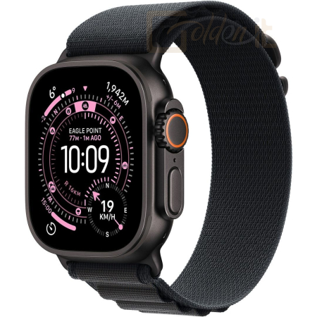 Okosóra Apple Watch Ultra 3 Cellular 49mm Black Titanium Case with Black Alpine Loop Medium - MF0V4