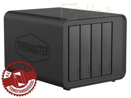 NAS szerver TerraMaster NAS F4-424 Pro (32GB) (4xHDD + 2xM.2 SSD) - TM-F4-424P-32