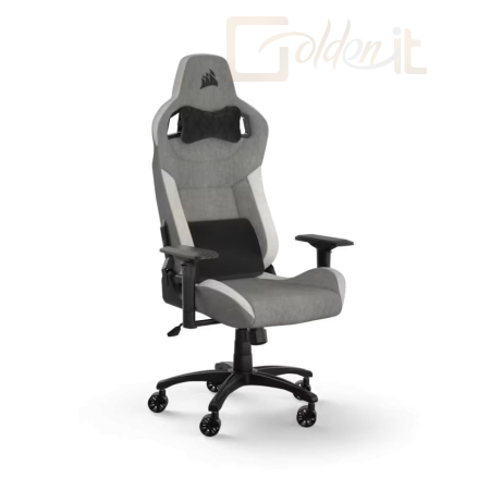 Gamer szék Corsair T3 Rush (2023) Gaming Chair Grey/White - CF-9010058-WW