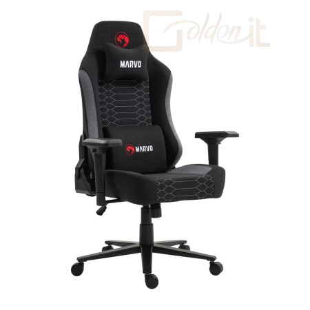 Gamer szék Marvo Kahn Gaming Chair Black/Green - CH-178 GY