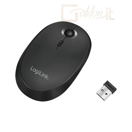 Egér Logilink ID0204 Wireless Bluetooth Mouse Black - ID0204