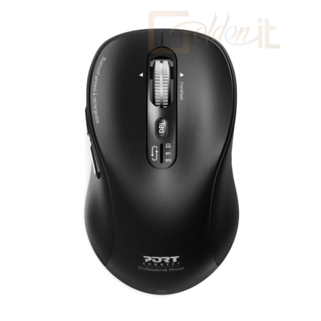 Egér Port Designs 900707CW Wireless  Rechargeable Bluetooth Expert Mouse Black - 900707CW