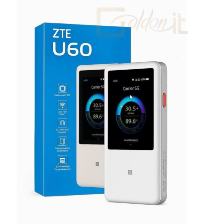 Hálózati eszközök ZTE U60 5G Mobile Router White - ZTE U60