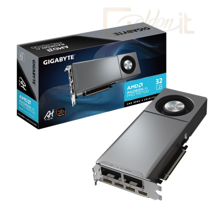 Videókártya Gigabyte PRO R9700 AI TOP 32G - GV-R9700AI TOP-32GD