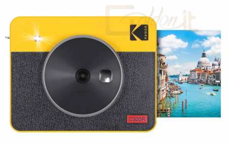 Kompakt Kodak Mini Shot 3 Square Retro Instant Camera Yellow - C300RY