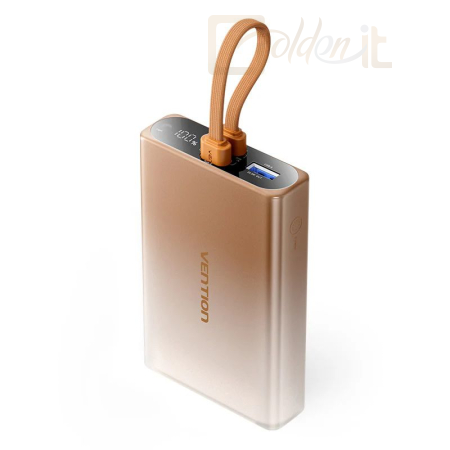 Powerbank vésztöltők Vention 10000mAh Power Bank Gradient Gold - FHZJ0