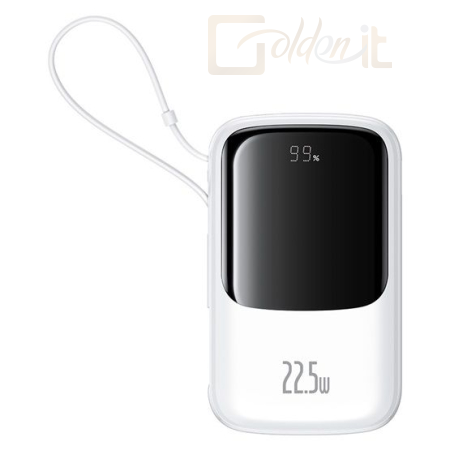Powerbank vésztöltők Baseus Qpow Pro+ 10000 mAh PowerBank White - P10067101213-00