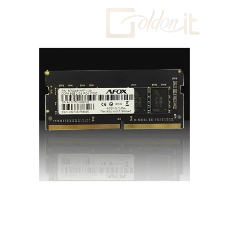 RAM - Notebook AFOX 8GB DDR4 2400MHz SODIMM - AFSD48EK1P