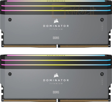 RAM Corsair 96GB DDR5 6000MHz Kit(2x48GB) Dominator Titanium RGB Grey - CMP96GX5M2B6000Z30