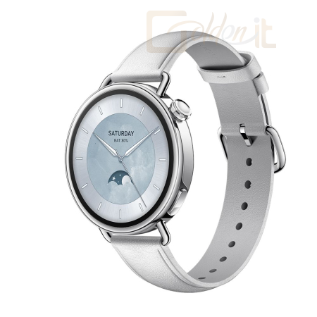 Okosóra Xiaomi Watch S4 41mm Leather Strap White - BHR07VUGL