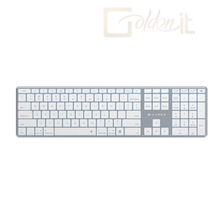 Billentyűzet Targus HyperSpace Bluetooth Wireless Keyboard (UK) Space Grey - HS2310UK