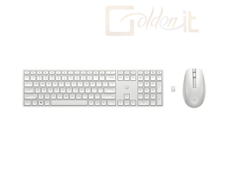 Billentyűzet HP 650 Wireless Keyboard and Mouse Combo White US - 4R016AA#ABB