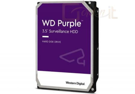 Winchester (belső) Western Digital 4TB 5400rpm SATA-600 256MB Purple WD44PURZ - WD44PURZ