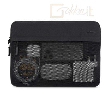 Notebook kiegészitők Pipetto Expand Sleeve bag for MacBook Pro 14/Air 13.6 Black - P077-140-X