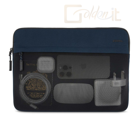 Notebook kiegészitők Pipetto Expand Sleeve bag for MacBook Pro 14/Air 13.6 Dark Blue - P077-141-X