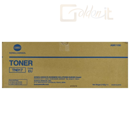Nyomtató - Tintapatron Konica Minolta TN-017 Black toner - A9K1150