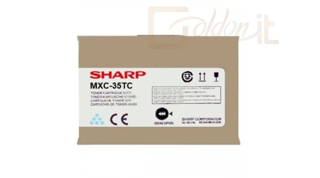 Nyomtató - Tintapatron Sharp MX-C35TC Cyan toner - MXC35TC