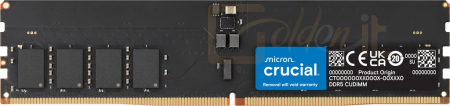 RAM Crucial 16GB DDR5 6400MHz Black - CT16G64C52CU5