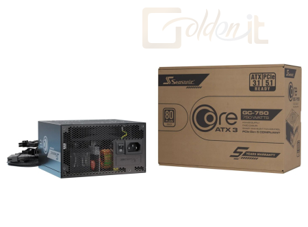 Táp Seasonic 750W 80+ Gold Core GC ATX 3.1 - SRP-CGC751-A5A32SF