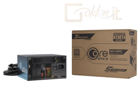 Táp Seasonic 850W 80+ Gold Core GC ATX 3.1 - SRP-CGC851-A5A32SF