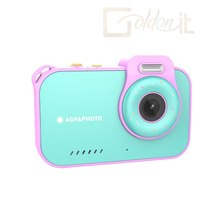 Kompakt Agfaphoto Video Camera Realikids Cam Waterproof 2 Blue/Pink - AG-ARKCW2BL
