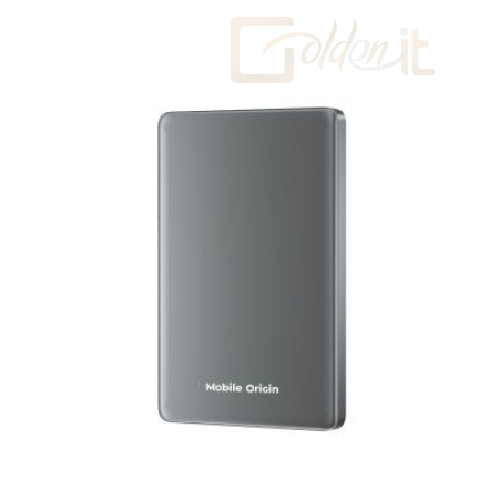 Powerbank vésztöltők Mobile Origin Wireless Metal Slim 5000mAh PowerBank Space Gray - MO-MSP-PB4
