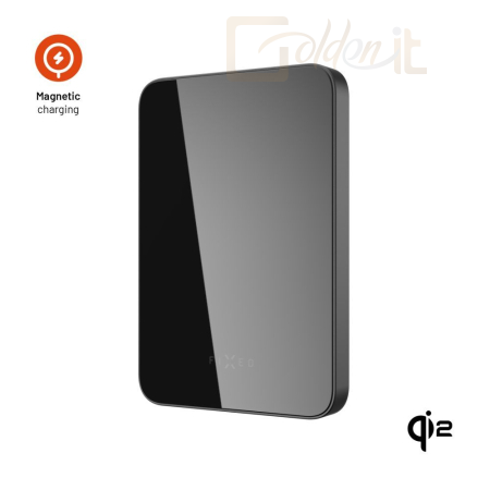 Powerbank vésztöltők FIXED MagZen 5 Qi2 külső akkumlátor 5000 mAh, fekete - FIXZENMC-5-BK