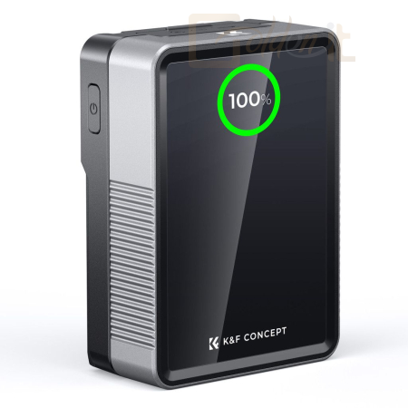 Powerbank vésztöltők K&F Concept V-Mount Mini Pro 3400mAh Powerbank Black - KF-28-0059