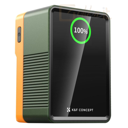Powerbank vésztöltők K&F Concept V-Mount Mini Pro 6700mAH Powerbank Green - KF-28-0024V2