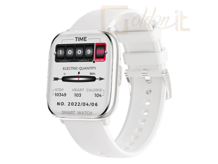 Okosóra Carneo Proxima HR+ Smartwatch Silver/White - 8588009299738