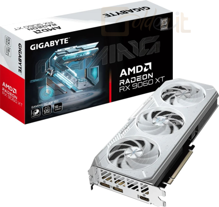 Videókártya Gigabyte RX9060 XT GAMING OC 16GB ICE - GV-R906XGAMINGOCICE-16GD
