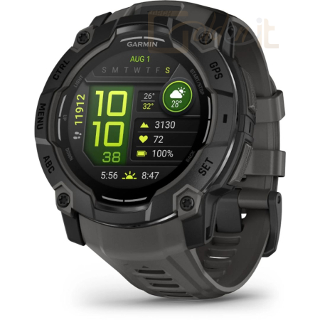 Okosóra Garmin Instinct 3 50mm AMOLED Black with Charcoal Band - 010-03020-00