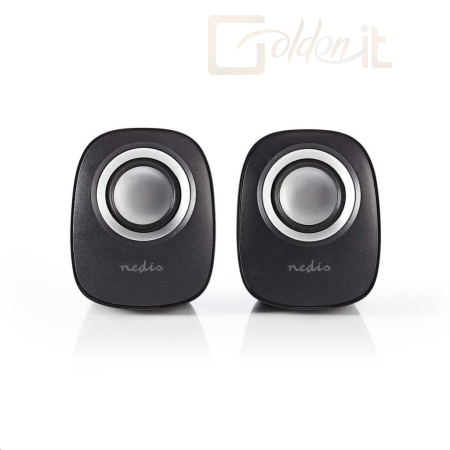 Hangfal Nedis CSPR10020BK 2.0 Speaker Black - CSPR10020BK