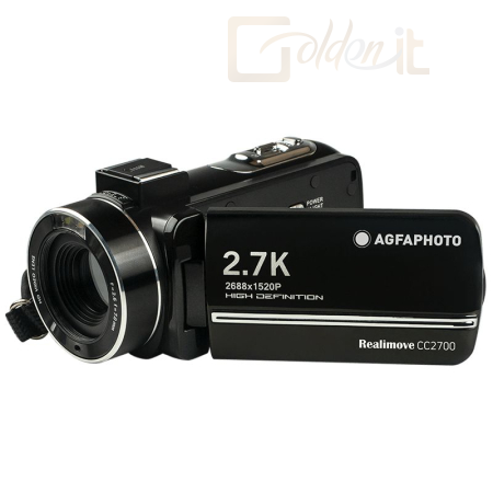 Videokamera Agfaphoto Realimove CC2700 Video 2.7K Camcorder Black +1db akkumulátor - AG-CC2700-2