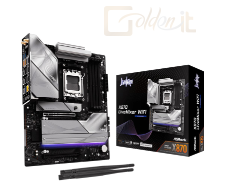Alaplapok ASRock X870 LIVEMIXER WIFI - 90-MXBTA0-A0UAYZ