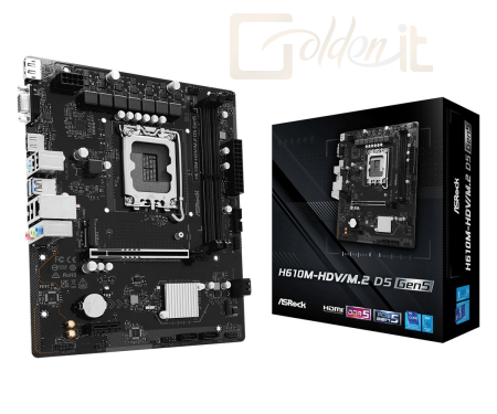 Alaplapok ASRock H610M-HDV/M.2 D5 GEN5 - H610M-HDV/M.2 D5 GEN5