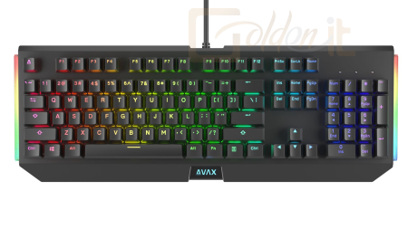 Billentyűzet Avax FS01 Full size Gaming Keyboard Black HU - AVAX FS01R