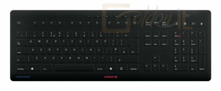 Billentyűzet Cherry Stream Protect Wireless Keyboard Black UK - JK-8552GB-2