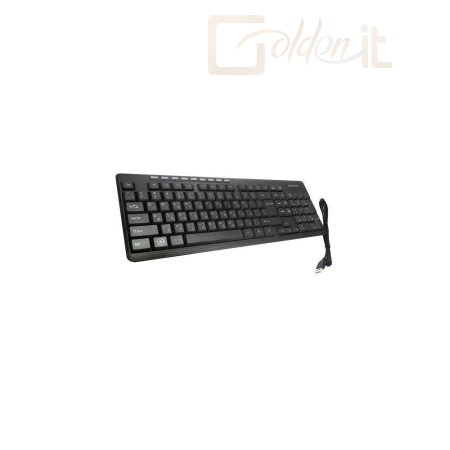 Billentyűzet Silverline MM-KB818 Keyboard Black HU - MM-KB818