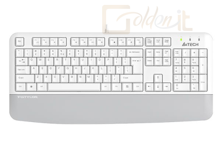 Billentyűzet A4-Tech Fstyler FK20 Keyboard White US - FK20-WH